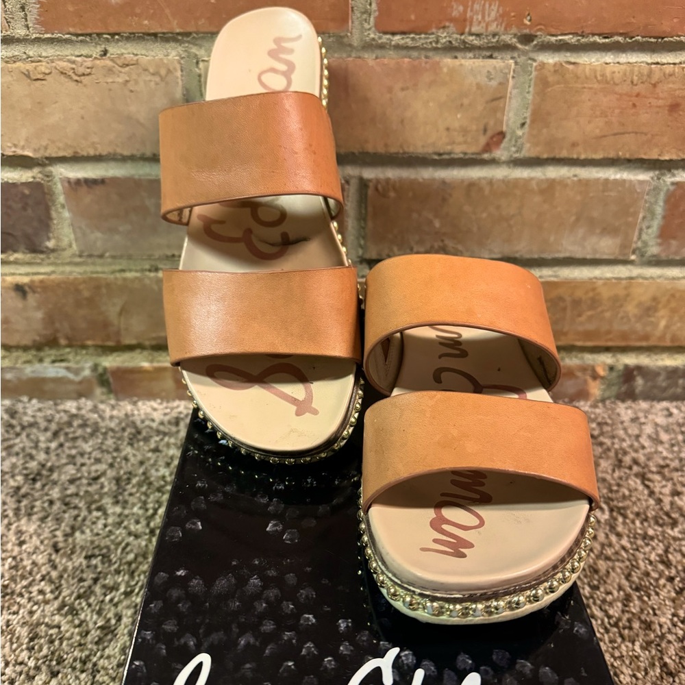 Sam Edelman Asha Buff Leather Sandal size 7 1/2